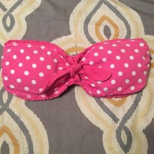 Hollister Pink and White Bandeau💖